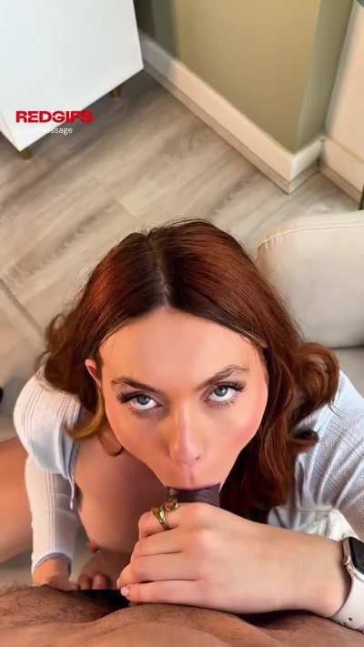 Third blowjob of the day and he's still begging for more