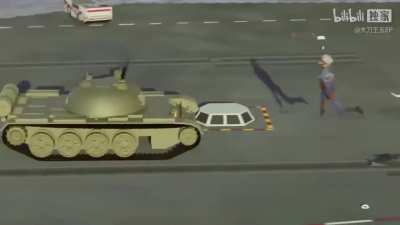 Take a break from the real fights. Footage of the possible use of Armata tanks in the future.