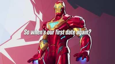 Emma Frost/Iron Man Interactions - Marvel Rivals