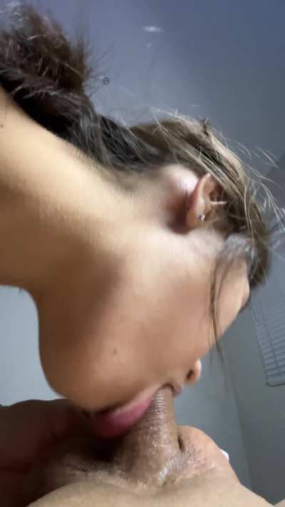 Every deepthroat blowjob comes with a free ball massage