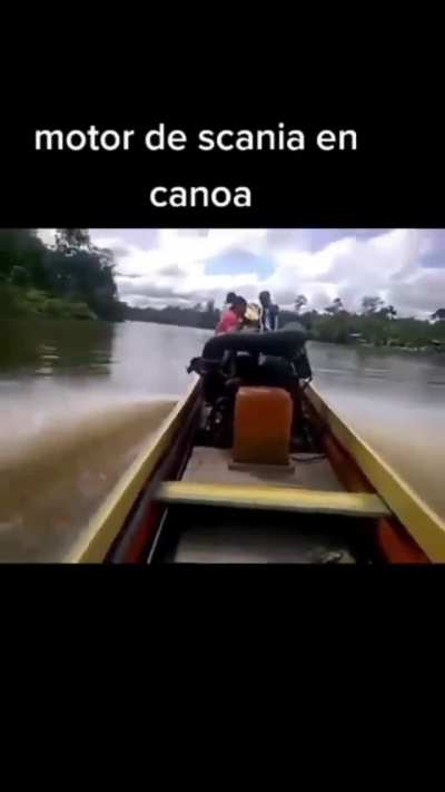 Gambiarra com motor de scania