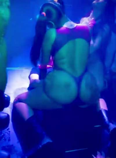 Workin that nut out
