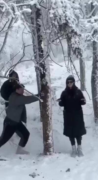Getting the perfect shot...