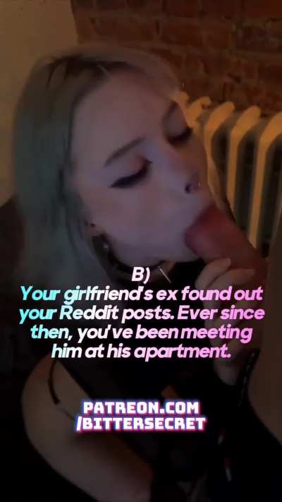 Choose your cock sucking fate sissy 🥵