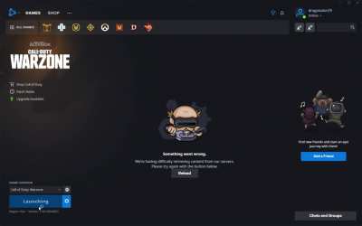 Can't Launch Warzone for some reason. Any help on it?