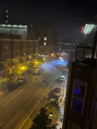 Downtown last night