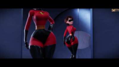 Elastigirl checks herself out (Smitty)