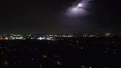 Loving the storm ⛈️