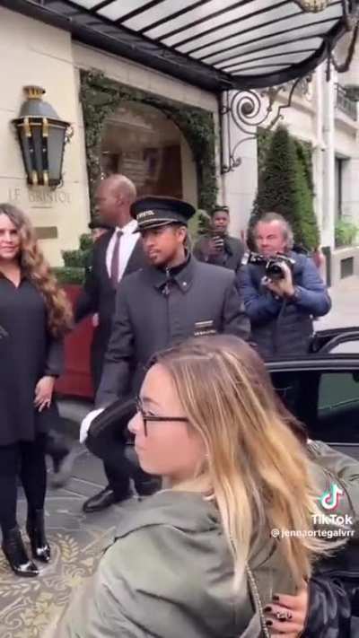 Leaving the hotel