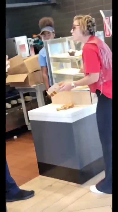 Too much ketchup for Karen