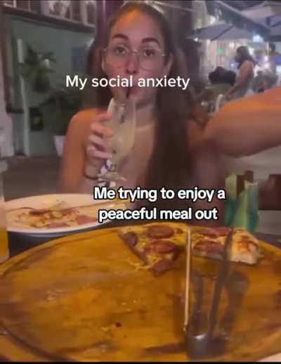 When you're just trying to enjoy your pizz-aaaaaa