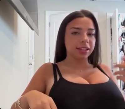 I wonder how many guys were lucky enough to suck her massive honkers