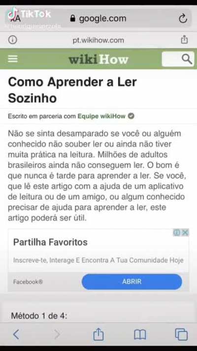 Como aprender a ler
