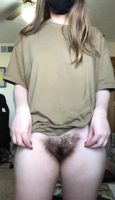 I love big shirts and no panties