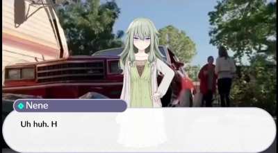 the "my name is nene kusanagi, yo" video but with the vine boom sound effects