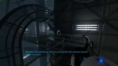 Wheatley con acento argentino en Portal 2