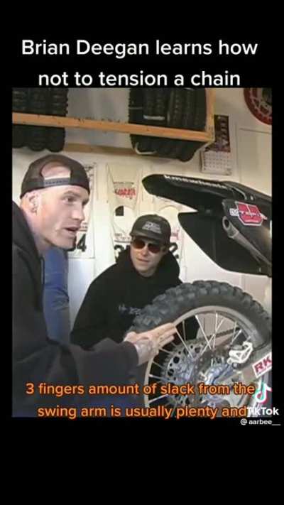 a tip on chain tensioning