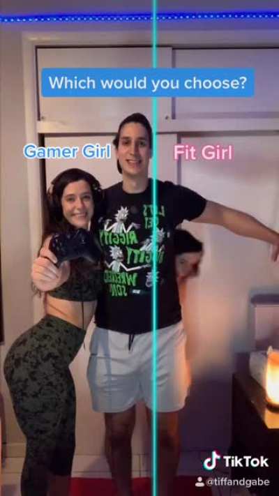 Would you choose gamer girl or fit girl?