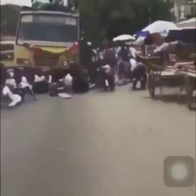 WCGW Brake checking a bus