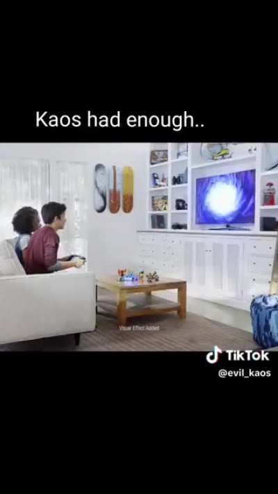 Kaos got pissed off