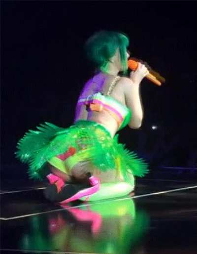 Katy Perry giving a great show