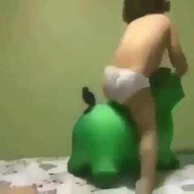 Kid rides dinosaur never to be seen again