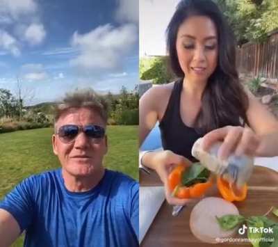 It’s funny to watch Gordon suffering from not being able to cuss😂