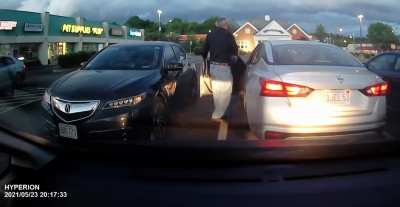To get into his car