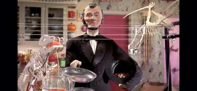 A whole breakfast machine so he can spend time taping his face