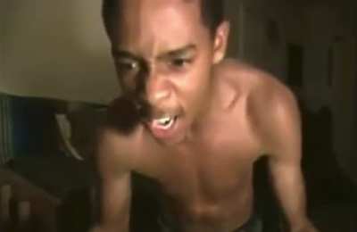 Old but gold. Kid tryna turn Super sayan