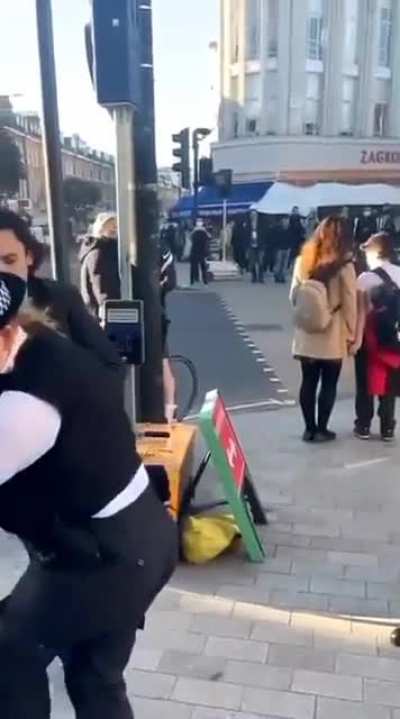 To arrest a man