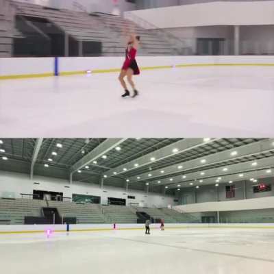 BTS of Denali doing a reveal while skating to How You Like That by Blackpink 🤩