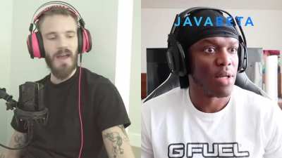 I edited PewDiePie collaborating with KSI, since they didn't (yet)