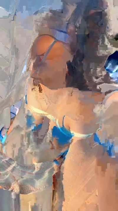 Neha Sharma in blue bikini 