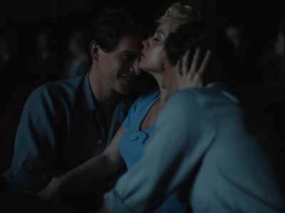 Ana De Armas getting fingered in a threesome from Blonde(2022)