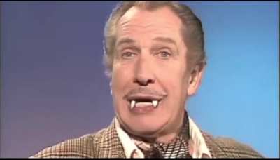 Vincent Price shows Kermit the tricks of the trade, from his 1977 appearance on "The Muppet Show"