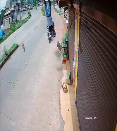 Dude was flying
