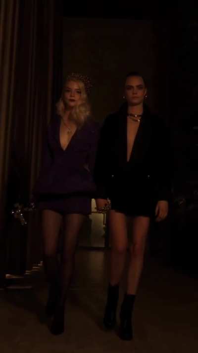 Anya Taylor-Joy and Cara Delevingne