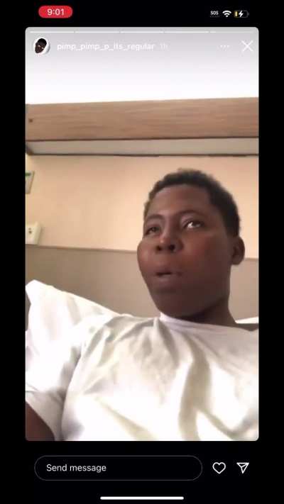 Desto Dubb&rsquo;s brister beefing with doctor and nurse 💀💀💀