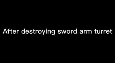In Metal Gear Rising: Revengeance, the cutscene where Raiden slices of Metal Gear RAY’s sword arm slightly differs. If the turret on the sword arm is cut, it will not appear (and shoot) Raiden during it. If it is left alone, it will still be there.