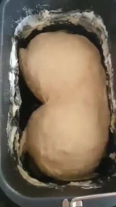 Making bread.