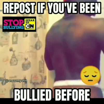 Have y&rsquo;all ever been bullied before ⁉️⁉️⁉️