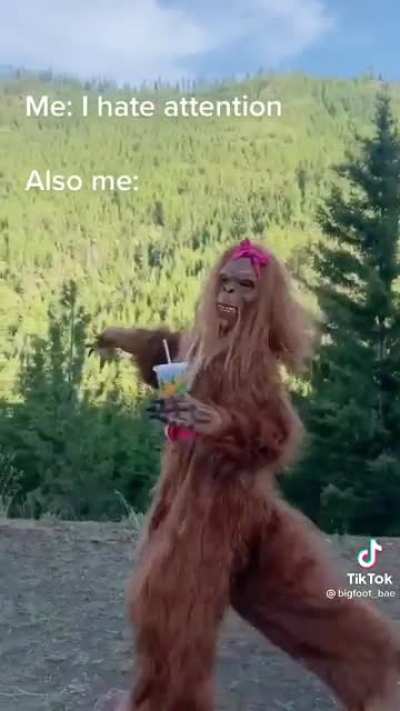It all fun and games till the real big foot shows up