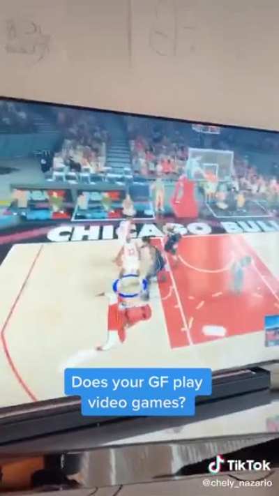 Gorgeous gamer girl