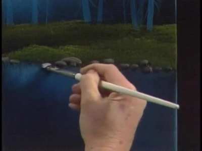 Bob Ross painting rocks like it&rsquo;s nothing.