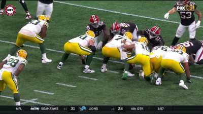 [Highlight] Jordan Love has a little trouble with the snap.