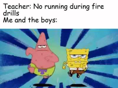 Fire alarm go brrrr