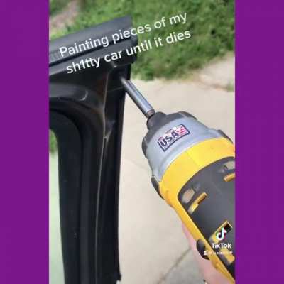 Painting pieces of my car until it dies