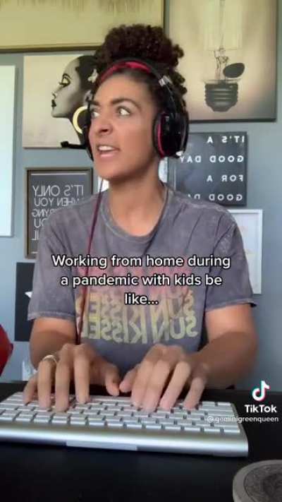 Working from home with kids