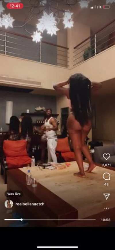 Full live on her Instagram page, it’s a lot of ass